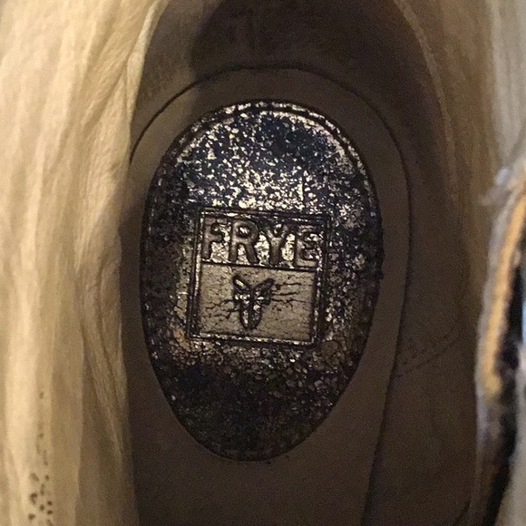 Frye Remy Deco White Leather Studded Booties - Picture 8 of 8